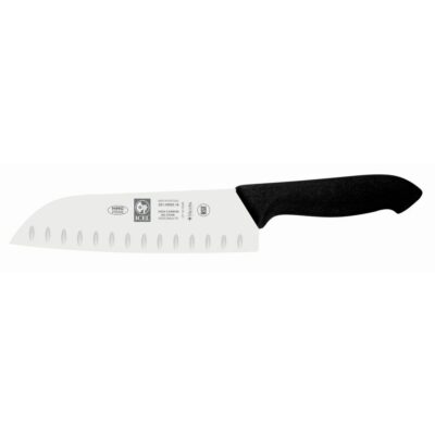 Μαχαίρι Icel 281.hr85.18 18cm santoku με αυλάκια proflex μαύρο blister Μαχαίρι Icel 281.hr85.18 18cm santoku με αυλάκια proflex μαύρο blister