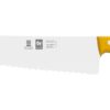 273.8660.20 Μαχαίρι Chef 20cm με δόντι κίτρινη λαβή ICEL 273.8660.20