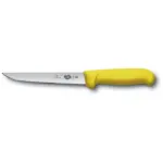 Μαχαίρι ξεκοκαλίσματος ίσιο φαρδιά λεπίδα 15 εκατ. κίτρινη λαβή Fibrox VICTORINOX